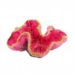 TN Dekoracja akwarystyczna ukwiał fuksjowy 9cm