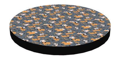 ARCO LEGOWISKO RING GREY DOGS FI55x5