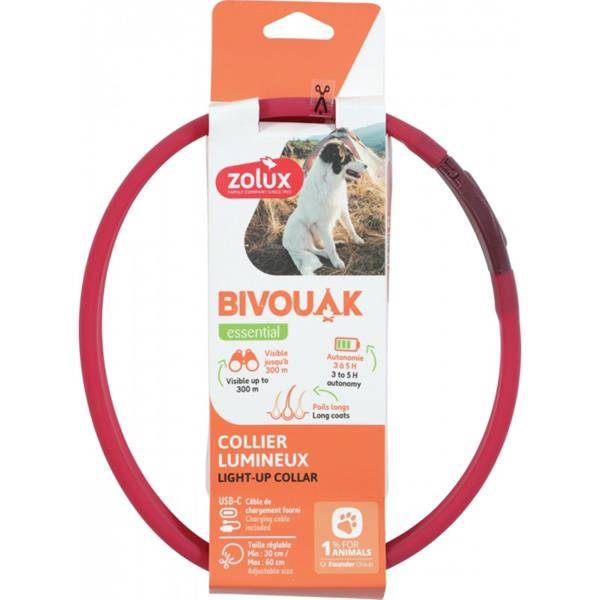 ZX OBROŻA LED SILIKONOWA BIVOUAK DLA PSA DŁ.SIERŚĆ