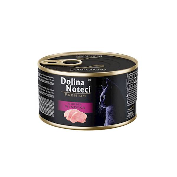 DOLINA DLA KOTA 185G BOGATA W INDYKA PUSZKA