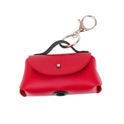 BK Torebka skórzana do woreczków na odchody czerw