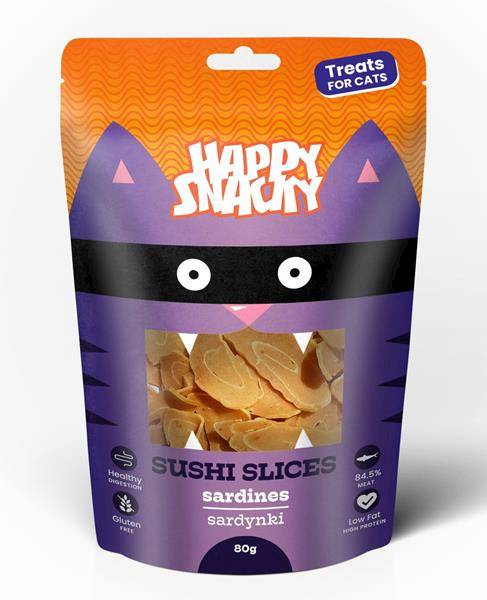 PLASTERKI SUSHI Z SARDYNKI 80G KOT