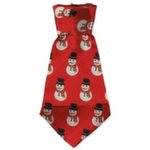 PL KRAWAT Z BAŁWANKAMI CZERWONY XS/S