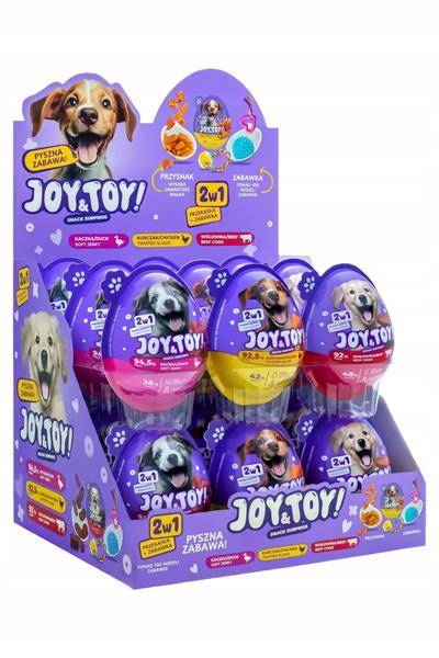 JOY&TOY D/PIES  PRZYSMAK+ZABAWKA JAJKO