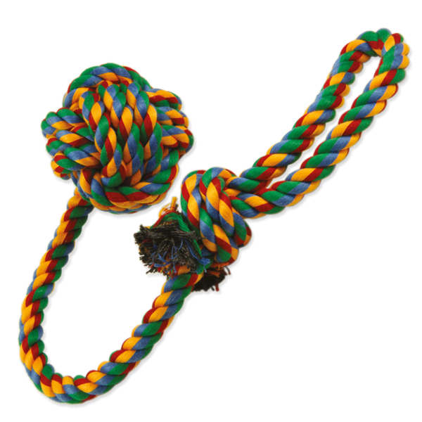 PL PIŁKA ZE SZNURA Z UCHWYTEM 55CM