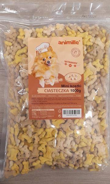 ANIMILLE CIASTKA KOSTKI WANILIOWE 1KG