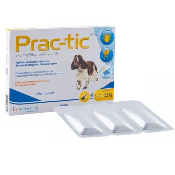 MED PRACTIC SPOT ON 275 MG - 2,2ML 11-22kg