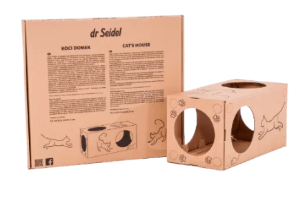 DR KOCI DOMEK Z TEKTURY 48 cm / 24,5 cm / 24,5 cm