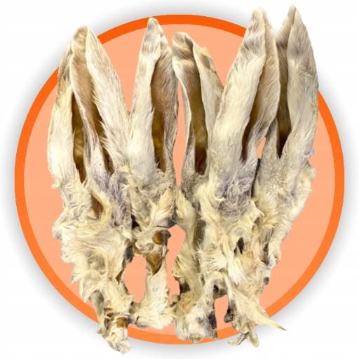 ANIMILLE UCHO Z KRÓLIKA Z FUTREM 1KG