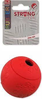 PL PIŁKA NA PRZYSMAKI 8CM CZERWONA