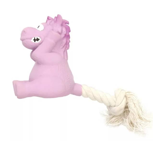 AQUAEL KONIK LATEX 18CM ZE SZNURKOWYM OGONKIEM