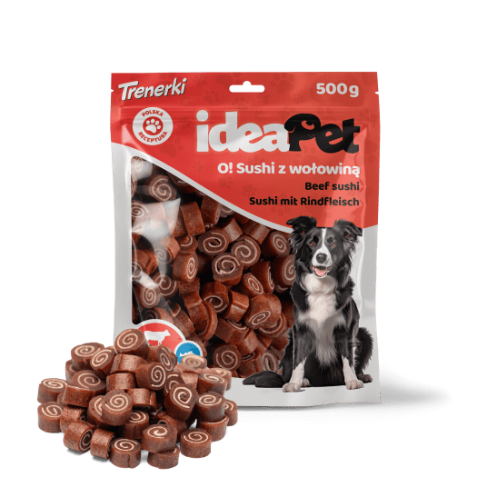 IDEAPET SUSHI Z WOŁOWINĄ 500G
