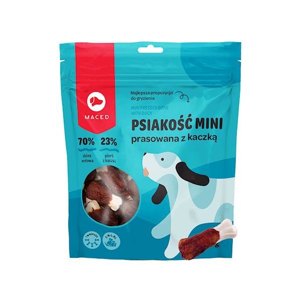 MACED PSIAKOŚĆ MINI PRASOWANA Z KACZKĄ 6CM 500G