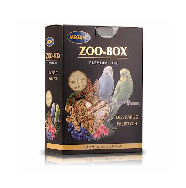 MG ZOO-BOX DLA PAPUG FALISTYCH 750GR