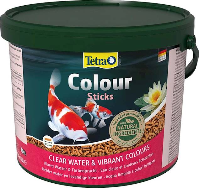 ZX TETRA POND 10L KOI STICKS COLOR