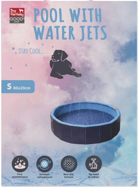 PL BASEN Z DYSZAMI WODNYMI 80x20CM