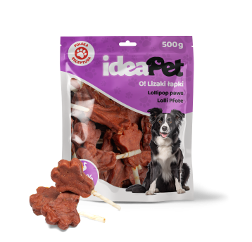 IDEAPET LIZAK ŁAPKA 500G KACZKA