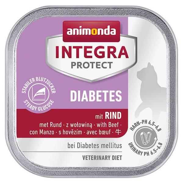 AN INTEGRA PROTECT 100G KOT DIABETES WOŁOWINA