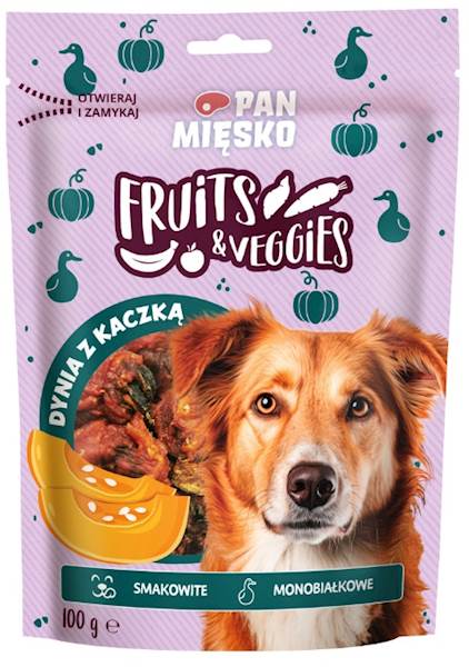 Pan mięsko 100g przysmak dla psa dynia z kaczką