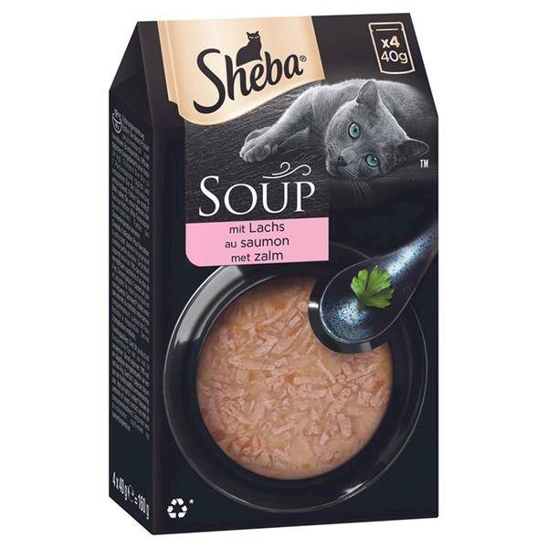 SHEBA SOUPE ZUPKA DLA KOTA 40G ŁOSOŚ