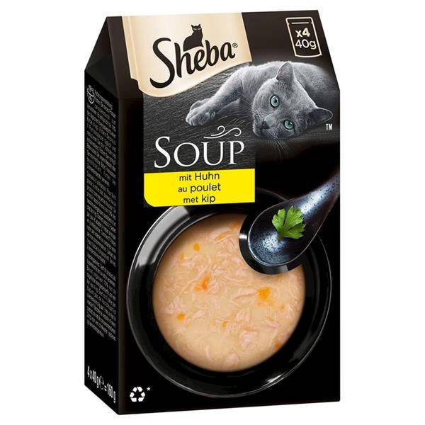 SHEBA SOUPE ZUPKA DLA KOTA 40G KURCZAK
