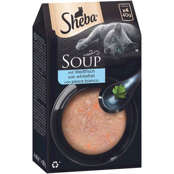 SHEBA SOUPE ZUPKA DLA KOTA 40G BIAŁORYB