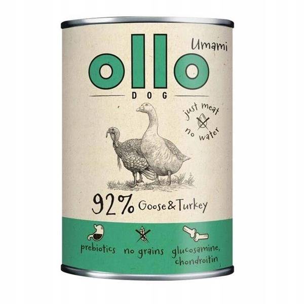 OLLO 400G PURE GĘŚ I INDYK