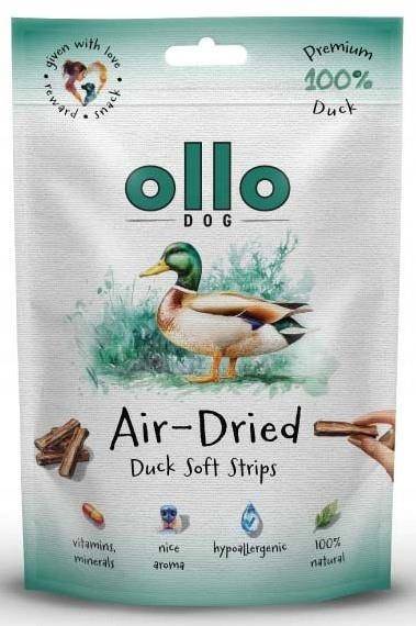 OLLO AIR DRIED ANTI-STRESS DUCK STRIPS 80G
