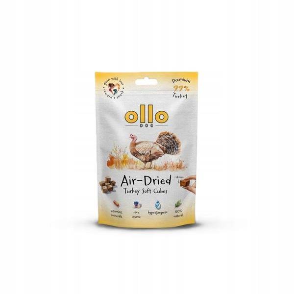 OLLO AIR DRIED TURKEY CUBES 80G