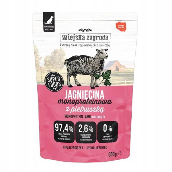 WIEJSKA ZAGRODA 500G MONO JAGNIĘCINA