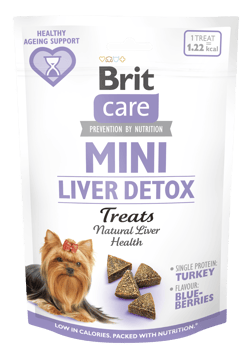 BRIT CARE MINI TREATS LIVER DETOX 50G