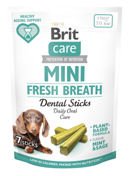 BRIT CARE MINI TREATS FRESH BREATH 50G