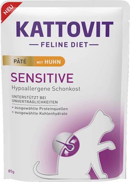 ZG KATTOVIT 85G PATE SENSITIVE KURCZAK DIETA DLA K