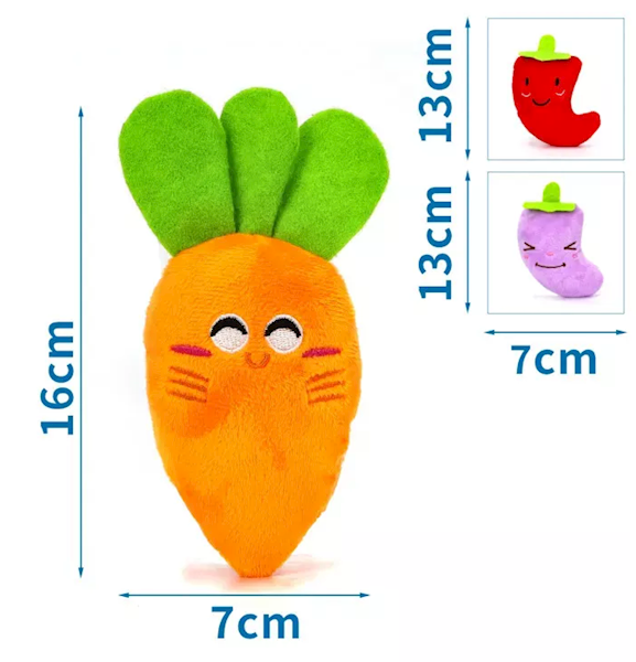 TAT ZABAWKA PLUSZOWE WARZYWA 16CM