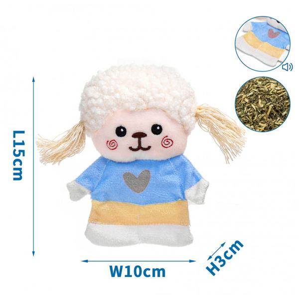 TAT ZAB.PLUSZOWA Z KOCIMIĘTKĄ-OWCA 15CM