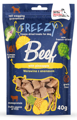 SYTA MICHA freezy wołowina,ananas,karczoch 40g