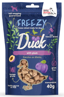 SYTA MICHA freezy kaczka,śliwka,susz.tymianek 40g