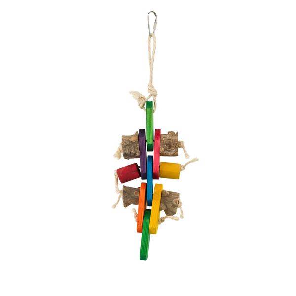 PP Zabawka, dla ptaków, wisząca, drewniana, 29 cm