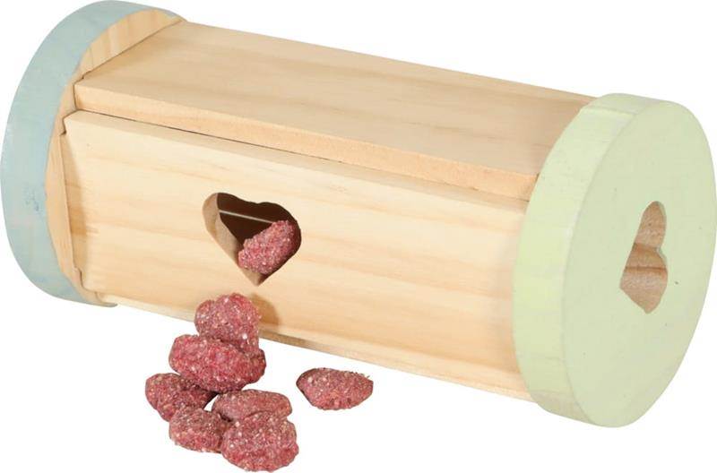 ZX Zabawka na przysmaki dla królika kawii drewn