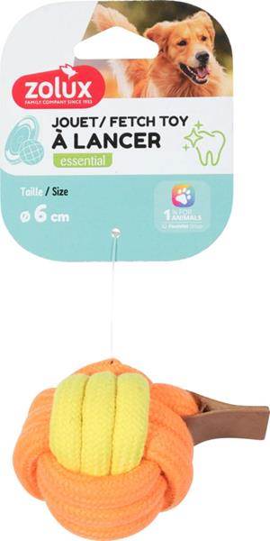 ZX Zabawka dla psa do aportowania piłka sznurow