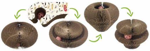 ZX Drapka dla kota składana CHATOUILLE łapka z 