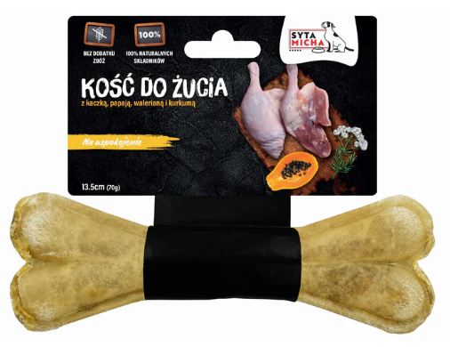 SYTA MICHA Kość do żucia na uspokojenie 13,5cm