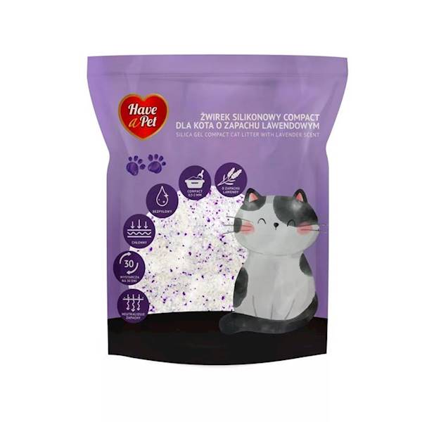 AQUAEL ŻWIREK SILIKON COMPACT 3,8L LAWENDA