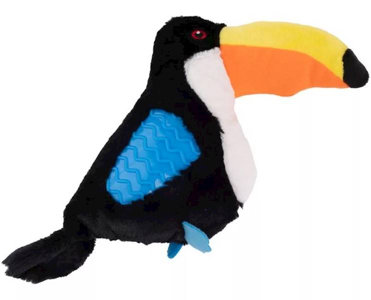 AQUAEL ZABAWKA PLUSZ TUKAN CZARNY