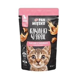 PAN MIĘSKO 85G KURCZAK Z KRÓLIKIEM KITTEN