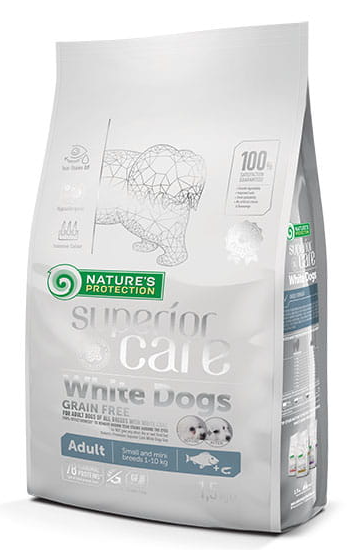 NATURES WHITE MINI ADULT WHITE FISH 4KG