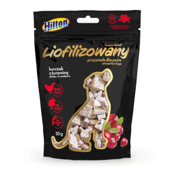 ZF LIOFILIZOWANA KURCZAK I ŻURAWINA 50G PIES