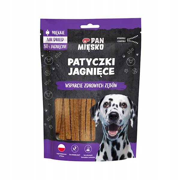 Pan Mięsko 80g Przysmak dla psa Patyczki jagnięci