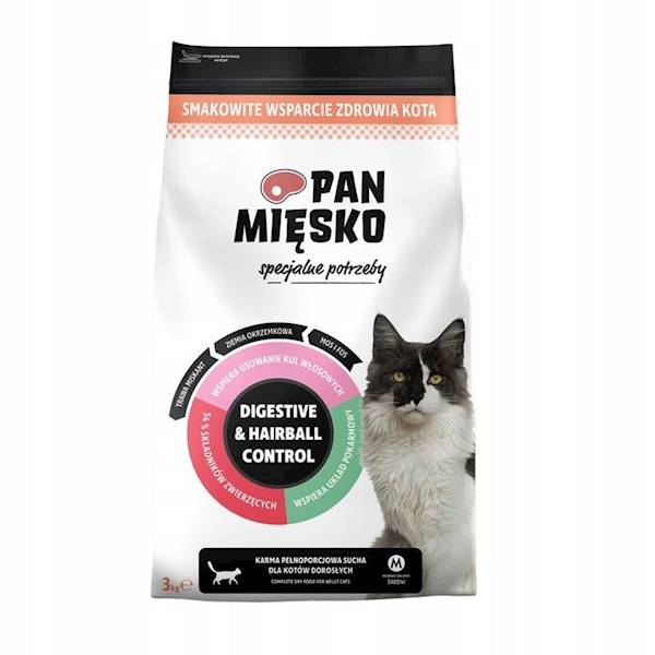 PAN MIĘSKO 3KG DLA KOTA SUCHA URINARY&STRESS CONT