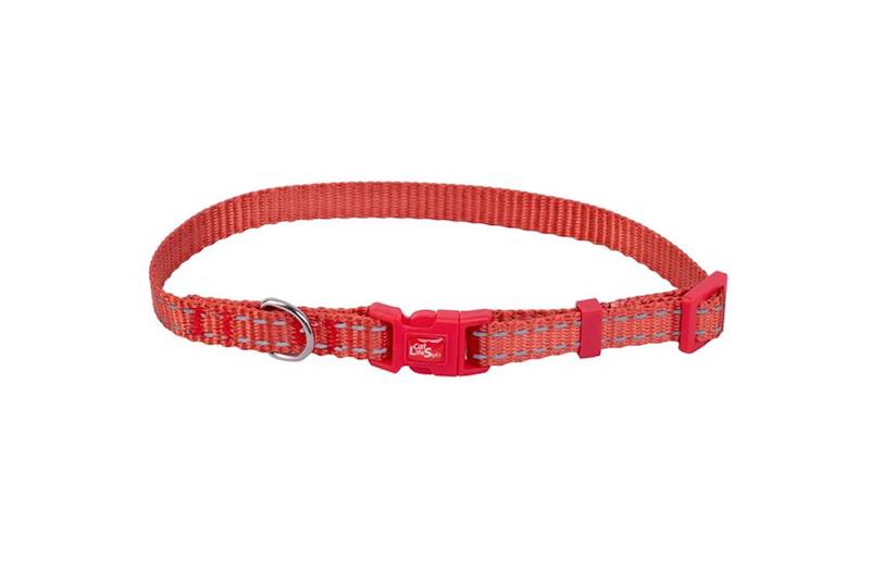 EU OBROŻA NYLONOWA REG. DLA KOTA CZERWONA